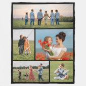 Erstellen Sie Ihre eigene 5-FotoCollage Fleecedecke (Vorderseite)