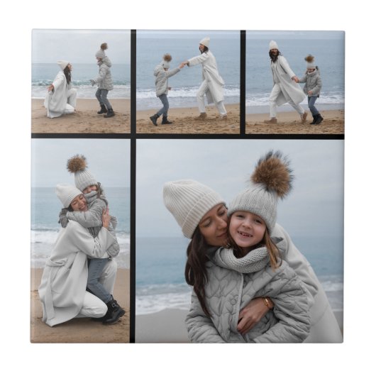 Erstellen Sie Ihre eigene 5-FotoCollage Fliese (Vorderseite)