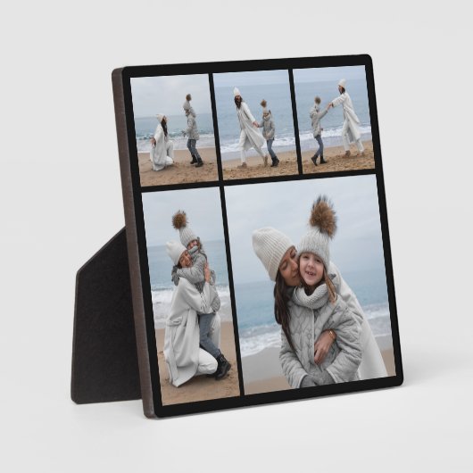 Erstellen Sie Ihre eigene 5-FotoCollage Fotoplatte (Vorderseite)