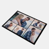 Erstellen Sie Ihre eigene 5-FotoCollage Fußmatte (Schrägansicht)