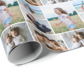 Erstellen Sie Ihre eigene 5-FotoCollage Geschenkpapier (Rolleneckpunkt)