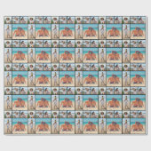 Erstellen Sie Ihre eigene 5-FotoCollage Geschenkpapier (Flach)