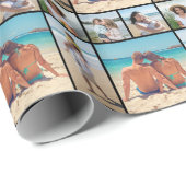 Erstellen Sie Ihre eigene 5-FotoCollage Geschenkpapier (Rolleneckpunkt)