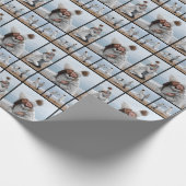 Erstellen Sie Ihre eigene 5-FotoCollage Geschenkpapier (Ecke)