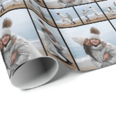 Erstellen Sie Ihre eigene 5-FotoCollage Geschenkpapier (Rolleneckpunkt)