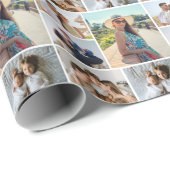 Erstellen Sie Ihre eigene 5-FotoCollage Geschenkpapier (Rolleneckpunkt)