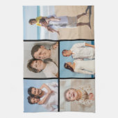 Erstellen Sie Ihre eigene 5-FotoCollage Geschirrtuch (Vertikal)