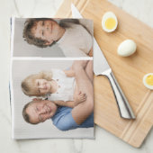 Erstellen Sie Ihre eigene 5-FotoCollage Geschirrtuch (Viertel Falte)