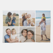 Erstellen Sie Ihre eigene 5-FotoCollage Geschirrtuch (Horizontal)