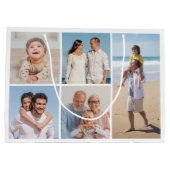 Erstellen Sie Ihre eigene 5-FotoCollage Große Geschenktüte (Rückseite)