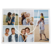 Erstellen Sie Ihre eigene 5-FotoCollage Große Geschenktüte (Vorderseite)