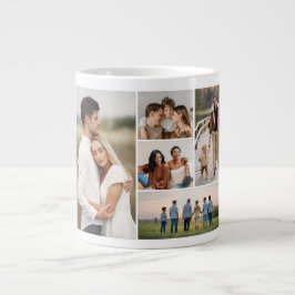 Erstellen Sie Ihre eigene 5-FotoCollage Jumbo-Tasse