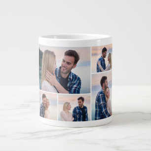 Erstellen Sie Ihre eigene 5-FotoCollage Jumbo-Tasse