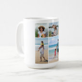 Erstellen Sie Ihre eigene 5-FotoCollage Kaffeetasse (Vorderseite Links)