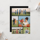 Erstellen Sie Ihre eigene 5-FotoCollage Karte (Vorderseite/Rückseite Beispiel)