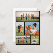 Erstellen Sie Ihre eigene 5-FotoCollage Karte (Vorderseite/Rückseite Beispiel)