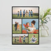 Erstellen Sie Ihre eigene 5-FotoCollage Karte (Stehend Vorderseite)