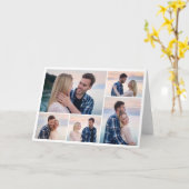 Erstellen Sie Ihre eigene 5-FotoCollage Karte (Gelbe Blume)