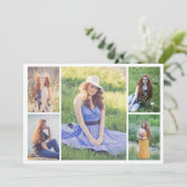 Erstellen Sie Ihre eigene 5-FotoCollage Karte (Stehend Vorderseite)