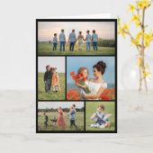 Erstellen Sie Ihre eigene 5-FotoCollage Karte (Gelbe Blume)