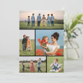 Erstellen Sie Ihre eigene 5-FotoCollage Karte (Stehend Vorderseite)