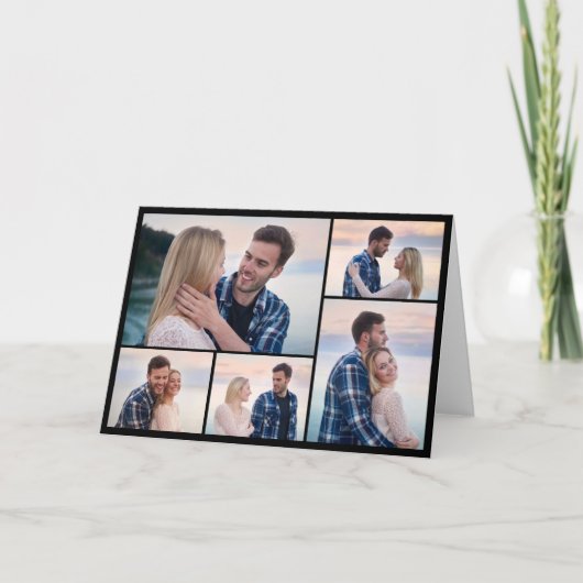 Erstellen Sie Ihre eigene 5-FotoCollage Karte (Vorderseite)
