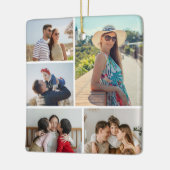 Erstellen Sie Ihre eigene 5-FotoCollage Keramikornament (Links)