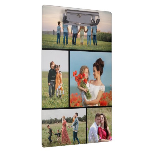Erstellen Sie Ihre eigene 5-FotoCollage Klemmbrett (Rechts)
