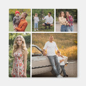 Erstellen Sie Ihre eigene 5-FotoCollage Magnet (Vorne)