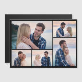 Erstellen Sie Ihre eigene 5 Fotocollage Magnetkart Magnetkarte (Vorne/Hinten)