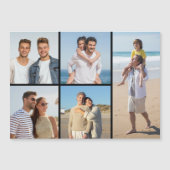 Erstellen Sie Ihre eigene 5 Fotocollage Magnetkart Magnetkarte (Vorderseite)
