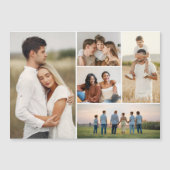 Erstellen Sie Ihre eigene 5 Fotocollage Magnetkart Magnetkarte (Vorderseite)