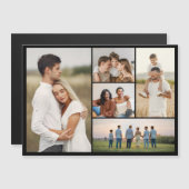 Erstellen Sie Ihre eigene 5 Fotocollage Magnetkart Magnetkarte (Vorne/Hinten)