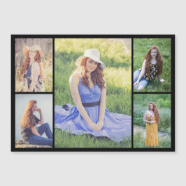 Erstellen Sie Ihre eigene 5 Fotocollage Magnetkart Magnetkarte