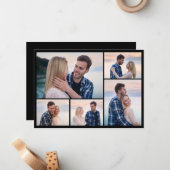 Erstellen Sie Ihre eigene 5-FotoCollage Mitteilungskarte (Vorderseite/Rückseite Beispiel)