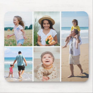 Erstellen Sie Ihre eigene 5-FotoCollage Mousepad