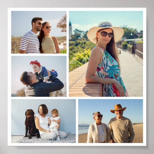 Erstellen Sie Ihre eigene 5-FotoCollage Poster (Vorne)