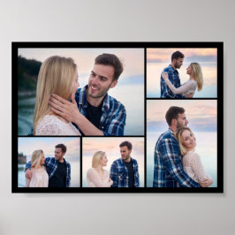 Erstellen Sie Ihre eigene 5-FotoCollage Poster