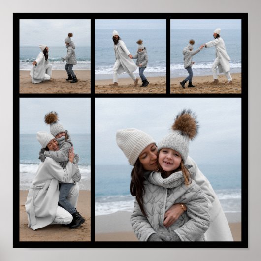 Erstellen Sie Ihre eigene 5-FotoCollage Poster (Vorne)