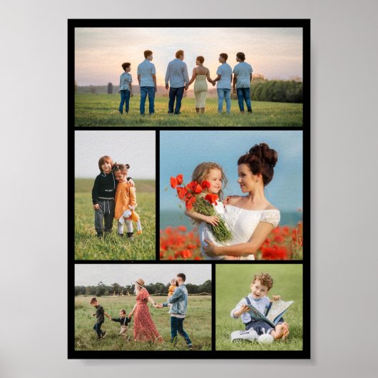 Erstellen Sie Ihre eigene 5-FotoCollage Poster (Vorne)