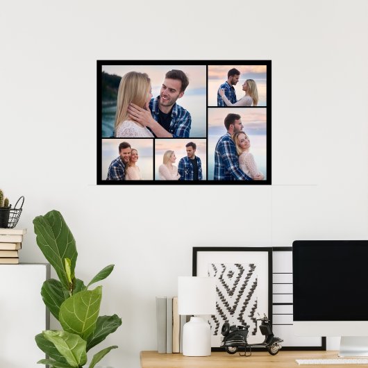 Erstellen Sie Ihre eigene 5-FotoCollage Poster (Heimbüro)