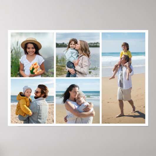 Erstellen Sie Ihre eigene 5-FotoCollage Poster (Vorne)