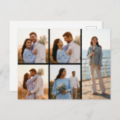 Erstellen Sie Ihre eigene 5-FotoCollage Postkarte (Vorne/Hinten)