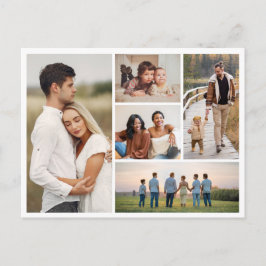 Erstellen Sie Ihre eigene 5-FotoCollage Postkarte