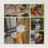 Erstellen Sie Ihre eigene 5-FotoCollage Puzzle (Horizontal)