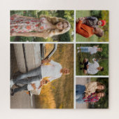 Erstellen Sie Ihre eigene 5-FotoCollage Puzzle (Horizontal)