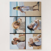 Erstellen Sie Ihre eigene 5-FotoCollage Puzzle (Vertikal)