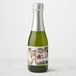 Erstellen Sie Ihre eigene 5-FotoCollage Schaumweinetikett