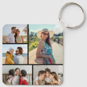 Erstellen Sie Ihre eigene 5-FotoCollage Schlüsselanhänger (Rückseite)