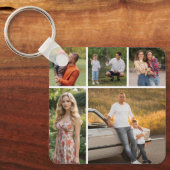 Erstellen Sie Ihre eigene 5-FotoCollage Schlüsselanhänger (Vorderseite)